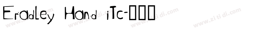 Eradley Hand iTc字体转换